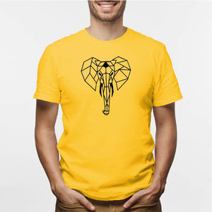 Camisa estampada tipo T- shirt Elefante (geométrico) Hombre