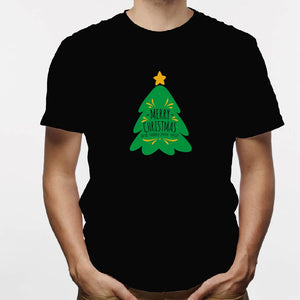 Camisa estampada para hombre  tipo T-shirt (NAVIDAD) navidad arbolito