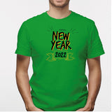 Camisa estampada para hombre  tipo T-shirt (NAVIDAD) new year 2022