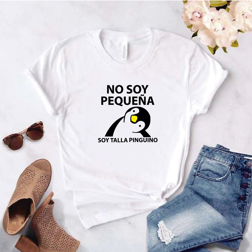 Camisa estampada  tipo T-shirt  NO SOY PEQUEÑA