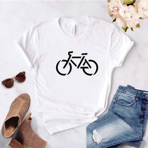 Camisa estampada tipo T- shirt Nueva bicicleta