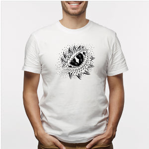 Camisa estampada para hombre  tipo T-shirt Ojo Dragón