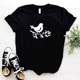 Camisa estampada tipo T- shirt Pajarito en rama 1