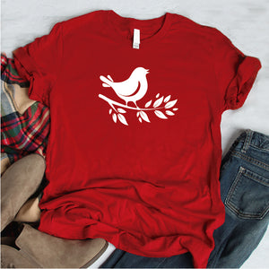 Camisa estampada tipo T- shirt Pajarito en rama 1