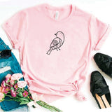 Camisa estampada tipo T- shirt Pajaro Caricatura 3