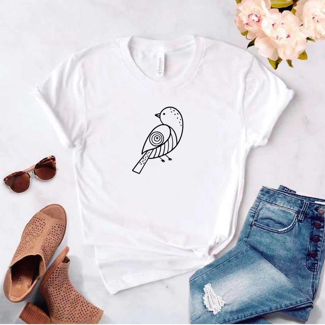 Camisa estampada tipo T- shirt Pajaro Caricatura 3