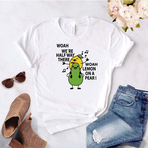 Camisa estampada  tipo T-shirt  Pera y Limon Cantando