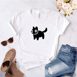 Camisa estampada  tipo T-shirt  perrito nuevo