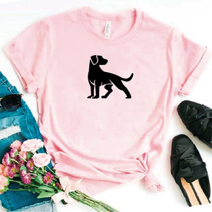 Camisa estampada tipo T- shirt Perro Mirando atras