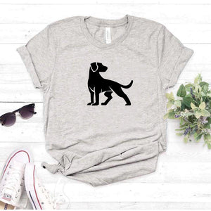 Camisa estampada tipo T- shirt Perro Mirando atras