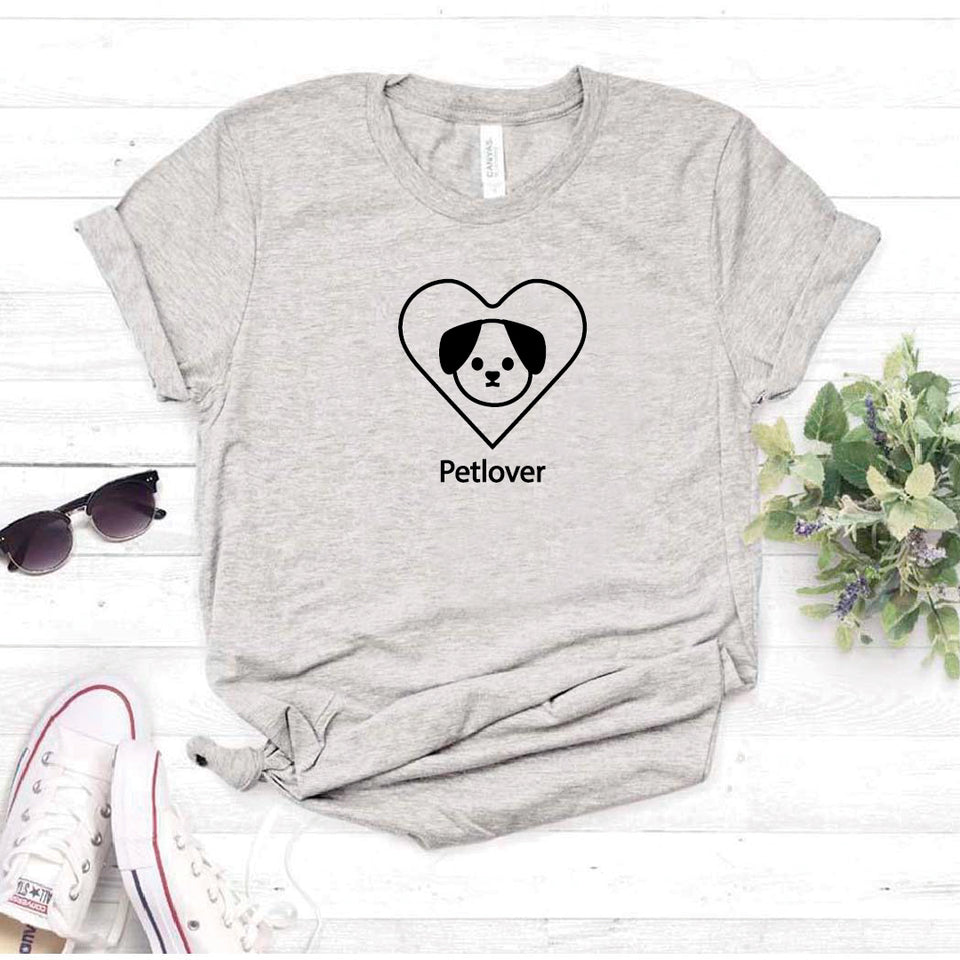 Camisa estampada tipo T- shirt Pet Lover