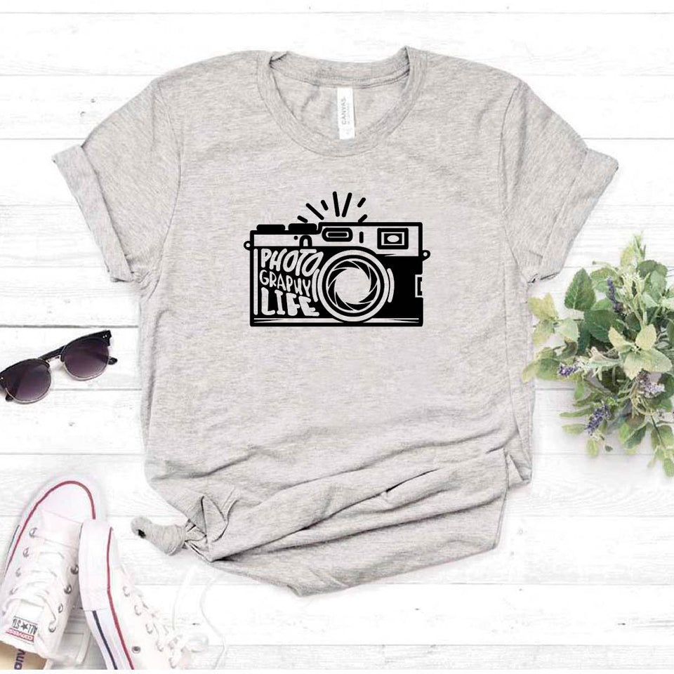 Camisa estampada tipo T- shirt PHOTOGRAPHY LIFE