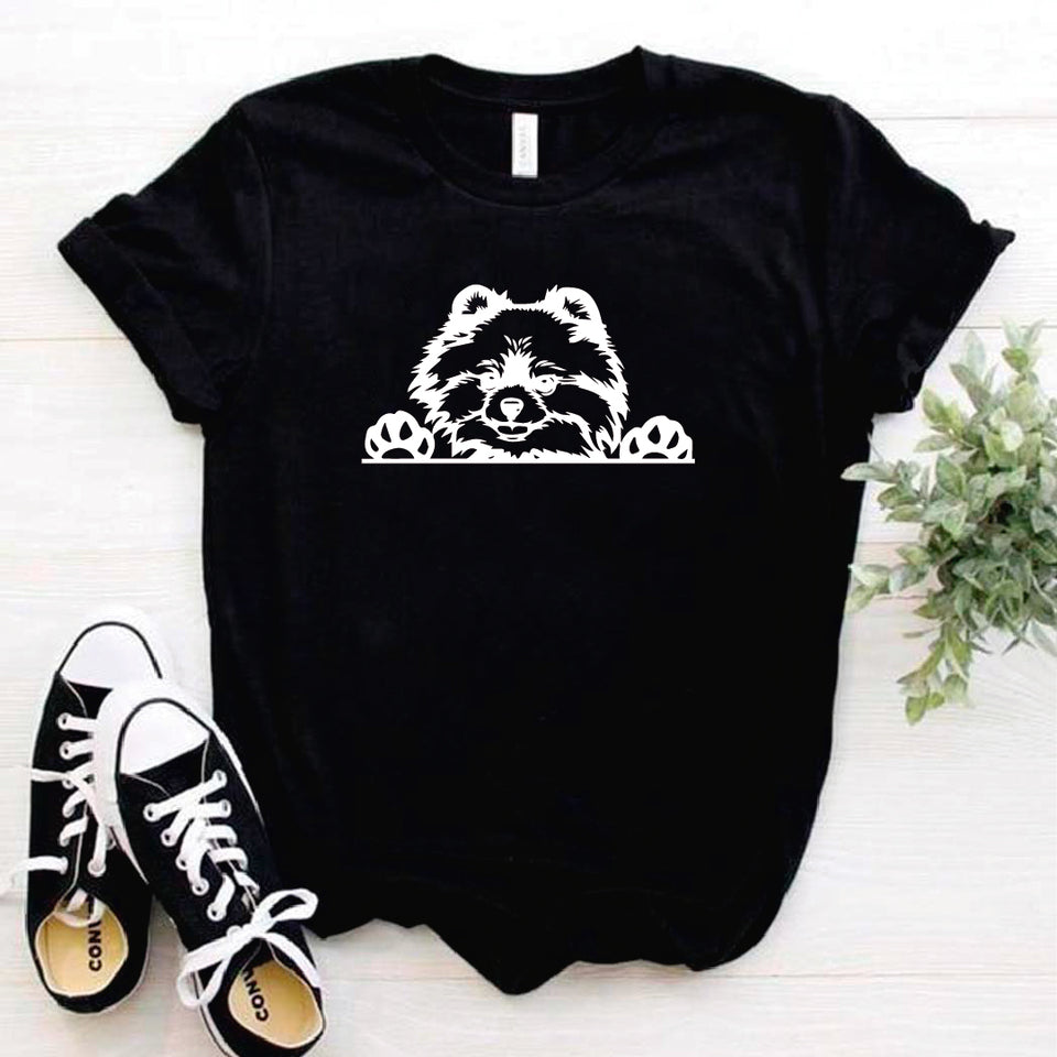 Camisa estampada tipo T- shirt Pomeranian
