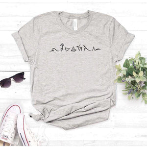 Camisa estampada tipo T- shirt Yoga 2