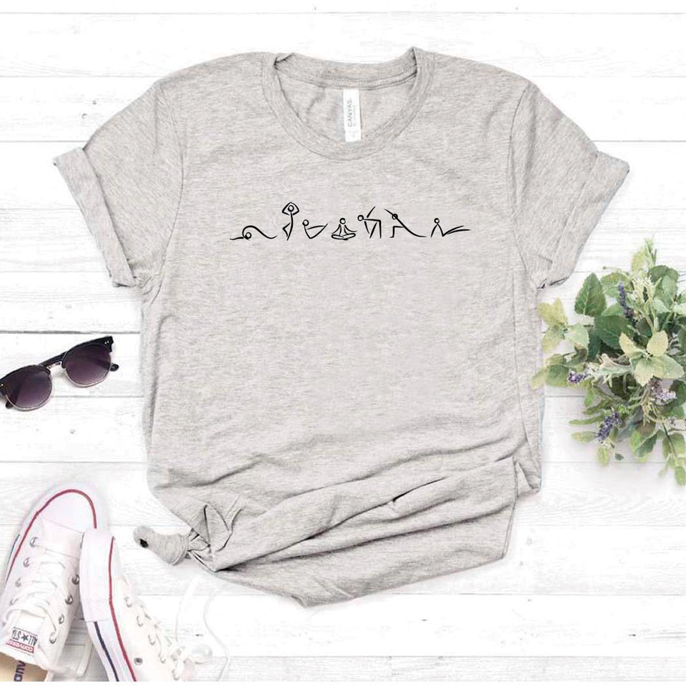 Camisa estampada tipo T- shirt Yoga 2