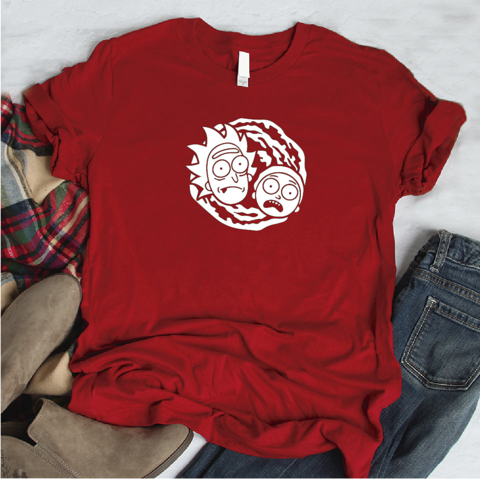 Camisa estampada  tipo T-shirt RICK AND MORTY PORTAL