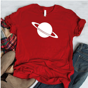 Camisa estampada tipo T- shirt Saturno