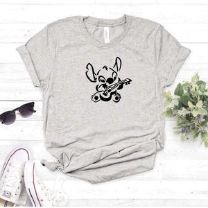 Camisa estampada  tipo T-shirt  STICH UKELELE