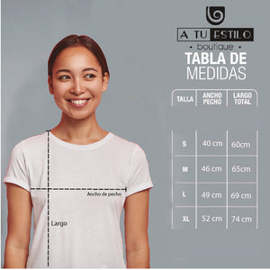 Camisa estampada  tipo T-shirt  de polialgodon LABIOS ARCOIRIS