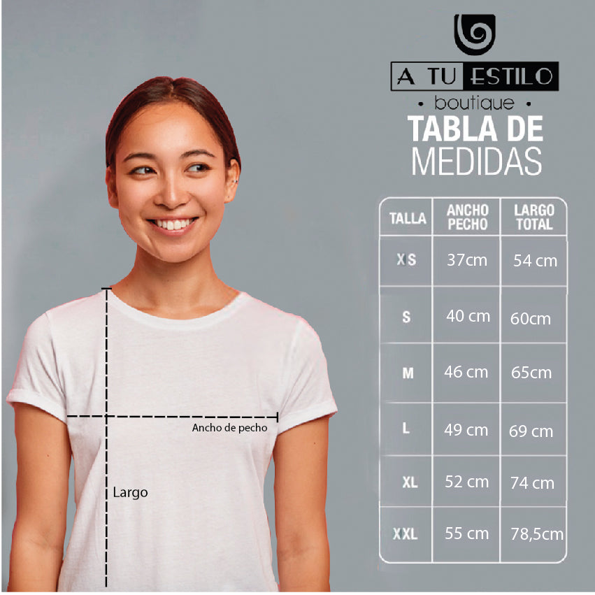 TABLA DE MEDIDAS / TALLAS DE DAMA – A Tu Estilo Boutique