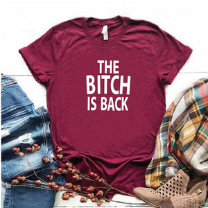 Camisa estampada tipo T- shirt The Bitch is Back