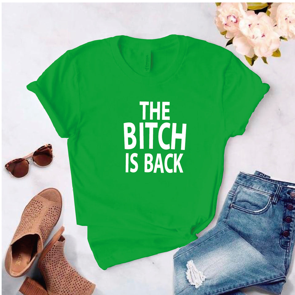 Camisa estampada tipo T- shirt The Bitch is Back