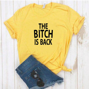 Camisa estampada tipo T- shirt The Bitch is Back