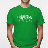 Camisa estampada para hombre  tipo T-shirt Tigre Caminando