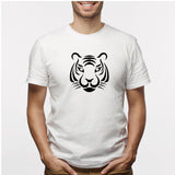 Camisa estampada para hombre  tipo T-shirt Tigre Caminando