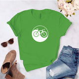 Camisa estampada  tipo T-shirt YING YANG BICICLETA