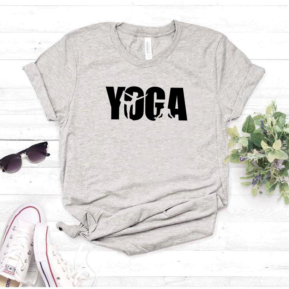 Camisa estampada tipo T- shirt Yoga