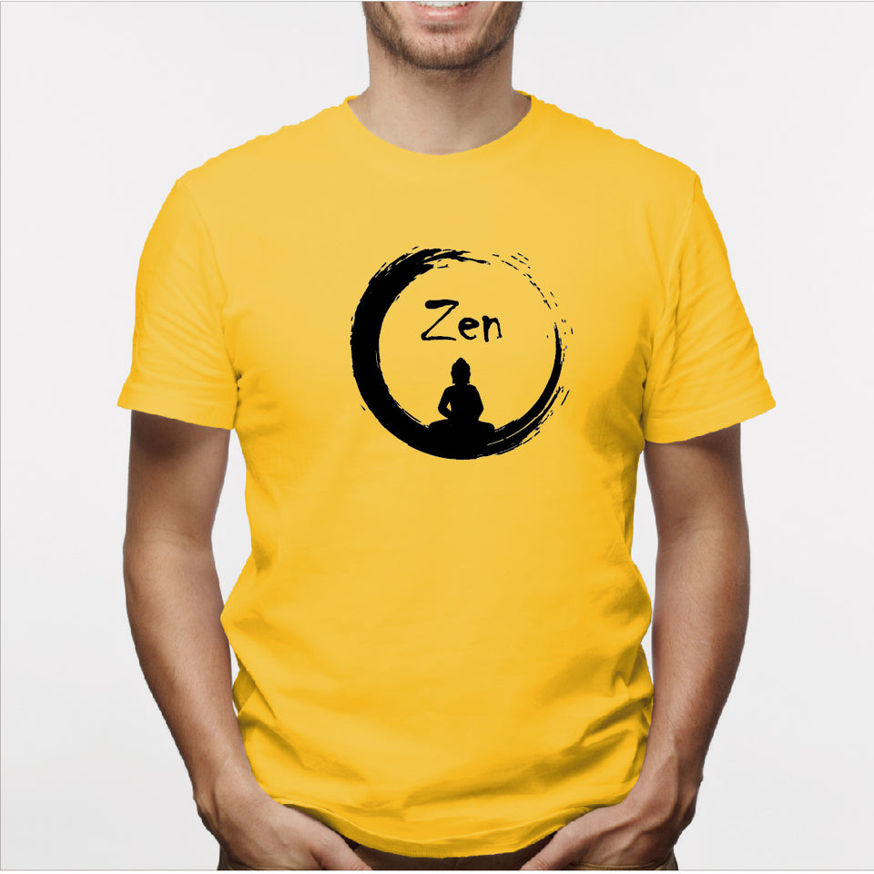 Camisa estampada para hombre  tipo T-shirt Zen buda